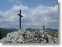 Gipfelkreuz mit Steinmandl